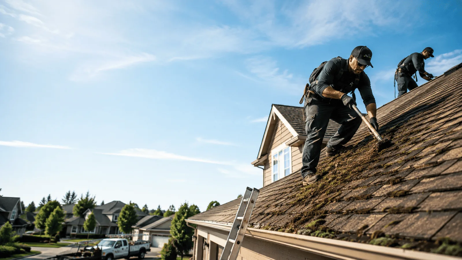 Roof Moss Removal in Moorestown, NJ near me
